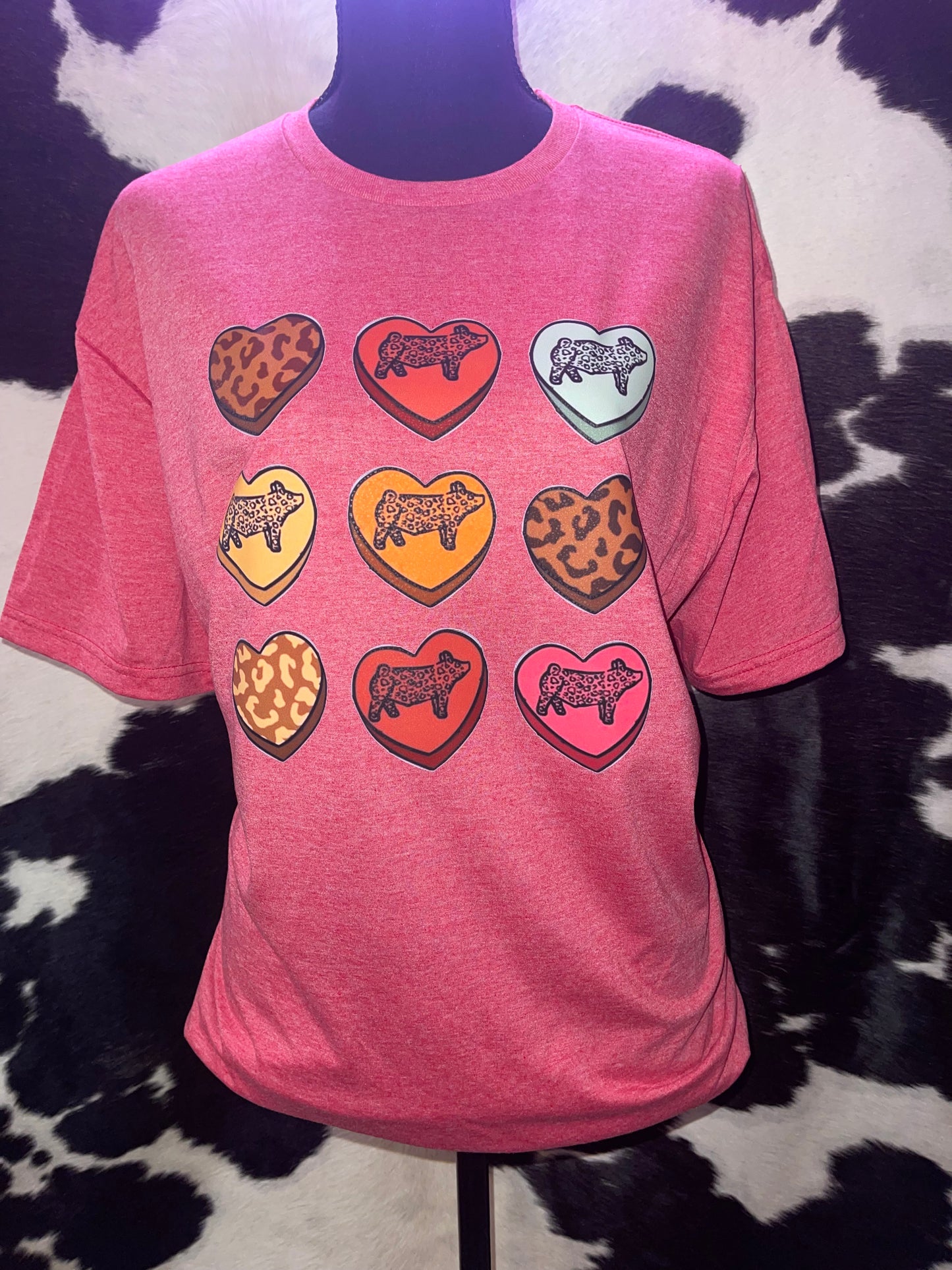 Candy Heart Swine Tee